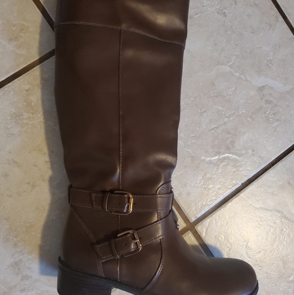 Brown Knee High Boots